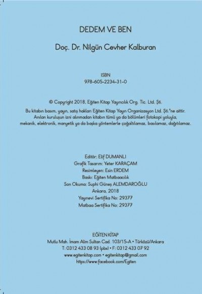 DEDEM ve BEN - Nilgün Cevher Kalburan