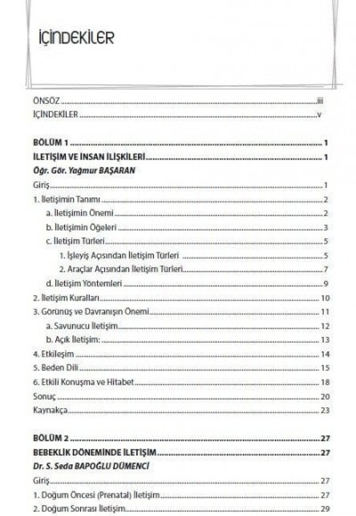 ÇOCUKLA İLETİŞİM