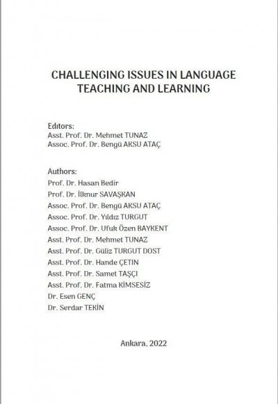 CHALLENGING ISSUES IN LANGUAGE TEACHING AND LEARNING