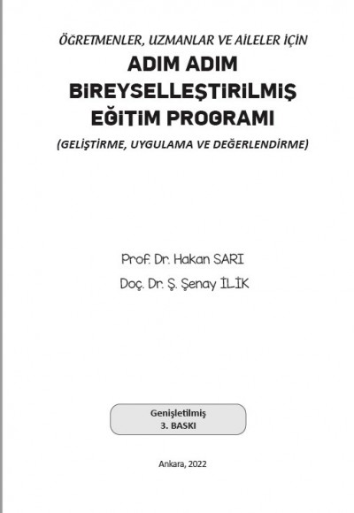 BİREYSELLEŞTİRİLMİŞ EĞİTİM PROGRAMI (BEP) - Hakan Sarı & Ş.Şenay İlik