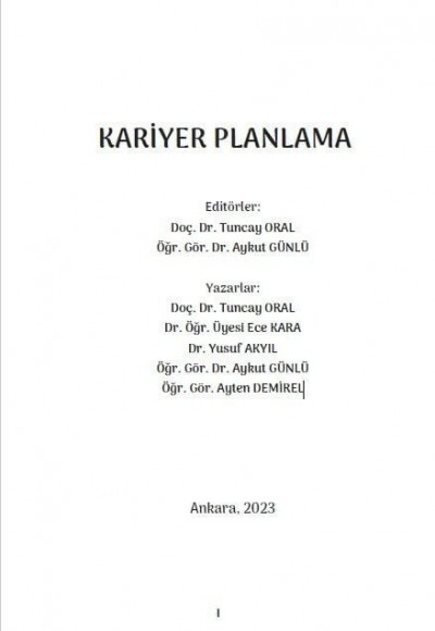 KARİYER PLANLAMA