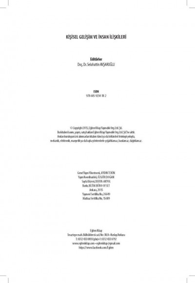KİŞİSEL GELİŞİM VE İNSAN İLİŞKİLERİ