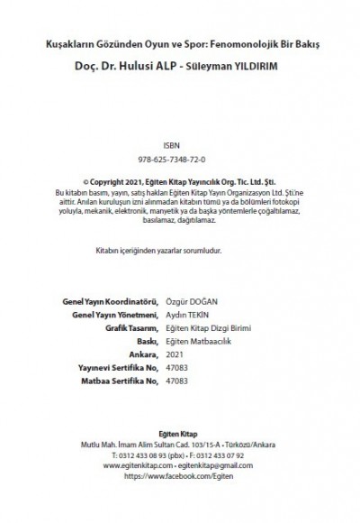 OYUN VE SPOR: KUŞAKLARIN GÖZÜNDEN -  FENOMOLOJİK BİR BAKIŞ