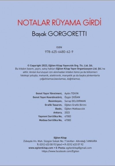 NOTALAR RÜYAMA GİRDİ