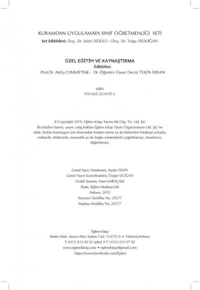 ÖZEL EĞİTİM VE KAYNAŞTIRMA