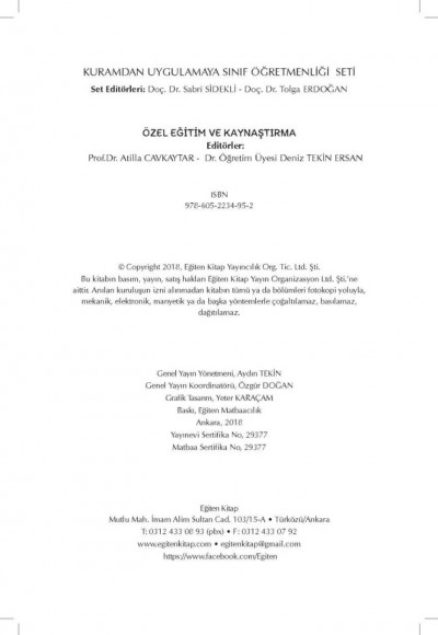 ÖZEL EĞİTİM VE KAYNAŞTIRMA
