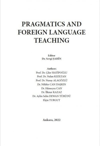 PRAGMATICS AND FOREIGN LANGUAGE TEACHING