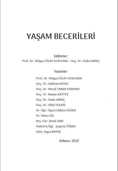 YAŞAM BECERİLERİ