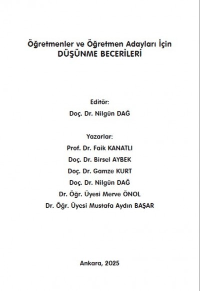 DÜŞÜNME BECERİLERİ "Öğretmenler ve Öğretmen Adayları İçin "