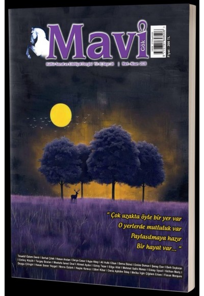 MAVİ GÖK SAYI: 24 KÜLTÜR - SANAT - EDEBİYAT DERGİSİ