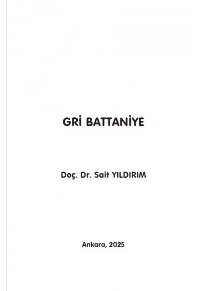 GRİ BATTANİYE